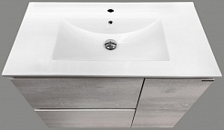 Comforty Мебель для ванной Верона 90 (Quadro) дуб белый – фотография-9